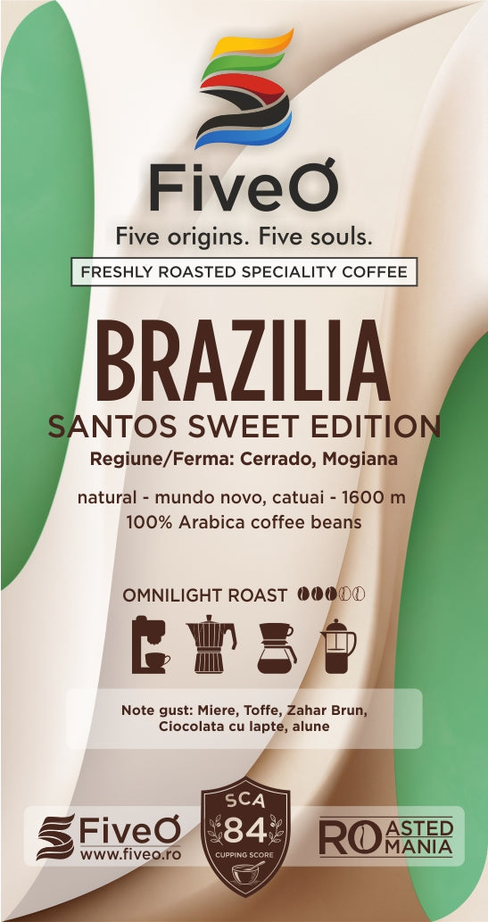 洋楽 BRAZILICA! Brazilia Santos Sweet Edition – Boabe Prăjite Proaspăt | Five